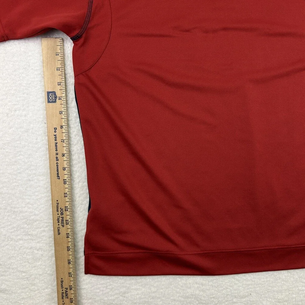 Nike St. Louis Cardinals Polo Shirt Mens Medium Red MLB Authentic Team Apparel